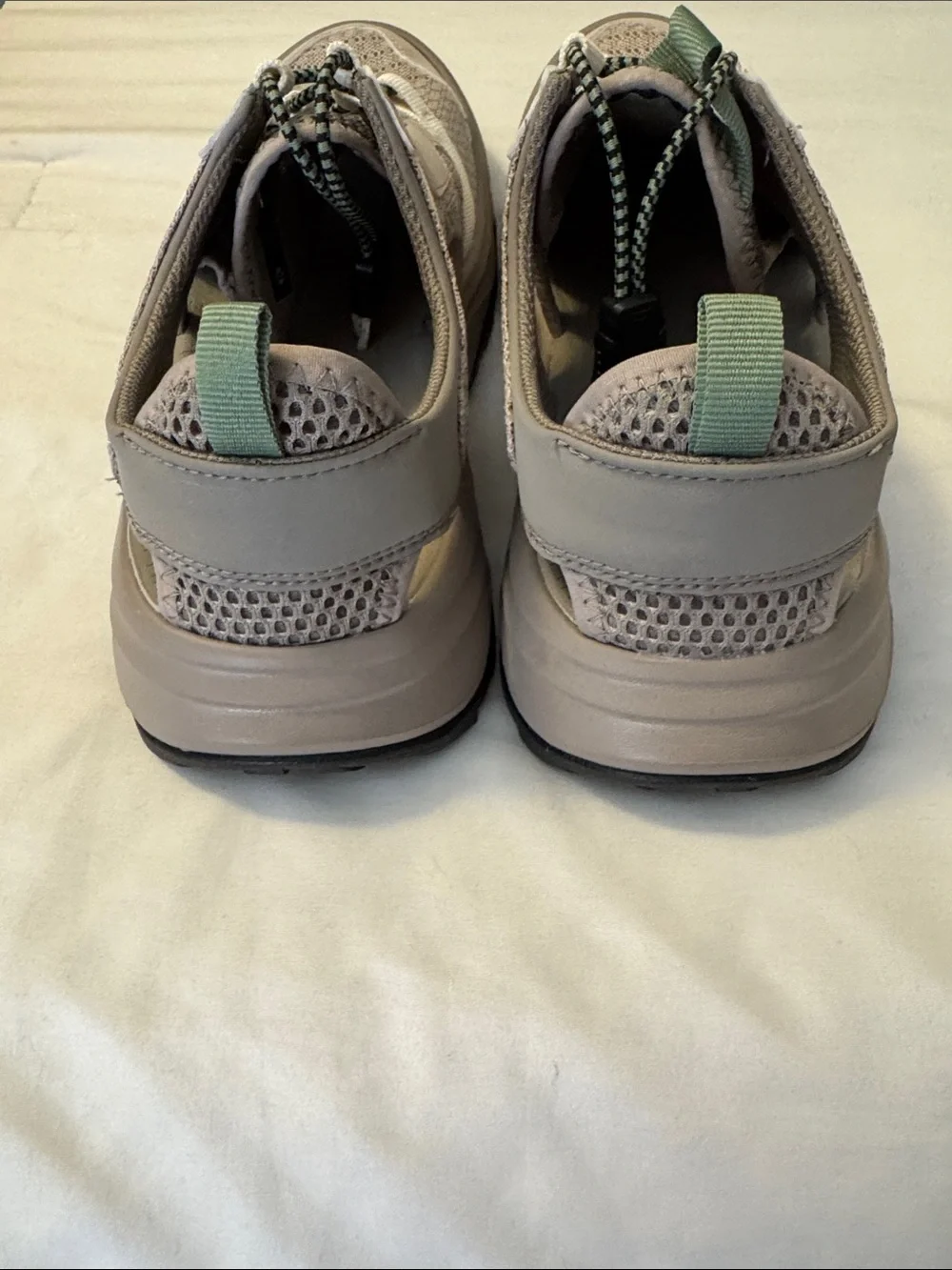 Teva New in Box! Women’s Taupe/White Hybrid Outdoor Sandal-Sneakers
